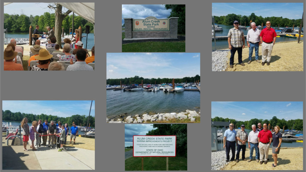 Ribbon Cutting for the New Alum Creek Marina The Righter Company