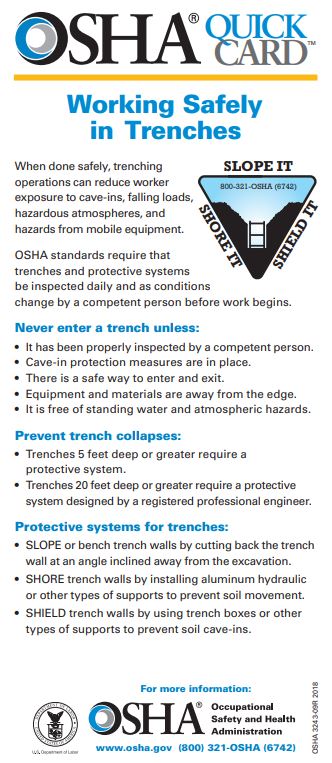 June is Trench Safety Month – The Righter Company